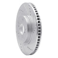 R1 69-70 Ford Galaxie 500 Front Right Drilled & Slotted Silver Brake Rotor