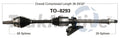 NEW CV AXLE
