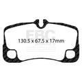EBC 09-12 Porsche 911 (997) (Cast Iron Rotor only) 3.6 Carrera 2 Orangestuff Rear Brake Pads