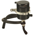 Moroso 06-Up Dodge Charger/Challenger 6.1L Air/Oil Separator Catch Can - Billet Aluminum - Black
