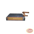 Aluminum Heater Core for Select 1966-1977 Jeep CJ-5, CJ-6, CJ-7, C101, & C104 Crown Automotive
