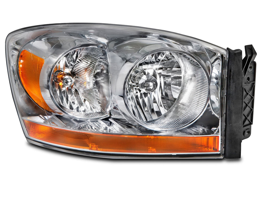 RH HEADLAMP LENS/HOUSING; R1500 MEGA CAB; RAM 1500 0606
