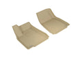 3D MAXpider 2016-2020 Tesla Model X Kagu 1st Row Floormat - Tan