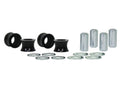 Control arm - front upper inner bushings 4 Shell Bushings 4 Tubes 8 Washers Grease