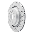 DFC 07-17 Lexus Ls600H Right Rear Drilled & Slotted Geoperformance Rotor