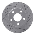 DFC 90-97 Buick Park Avenue Front Right Drilled & Slotted Geoperformance Rotor