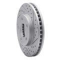 DFC 90-97 Buick Park Avenue Front Right Drilled & Slotted Geoperformance Rotor