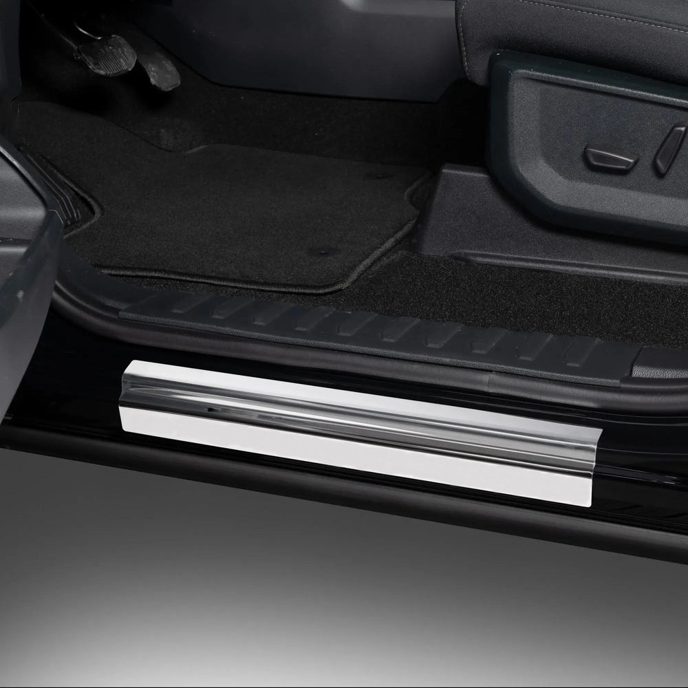 21C F150/23C F250/F350 SUPER CREW DOOR SILLS STAINLESS STEEL (4 PCS).