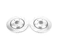 Power Stop 17-19 Acura MDX Front Evolution Drilled & Slotted Rotors - Pair