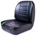 Seat, High-Back, Front, No-Recline, Gray; 76-02 Jeep CJ/Wrangler YJ/TJ