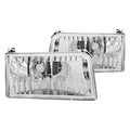 ANZO 1992-1996 Ford F-150 Crystal Headlights Chrome