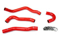 HPS Performance Red Reinforced Silicone Radiator Hose Kit Coolant for Mitsubishi Lancer EVO 10