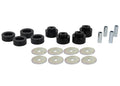 Body mount - bushing 8 Bushings 4 Tubes 8 Washers Grease Install Guide