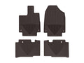 WeatherTech Cocoa Front and Rear All-Weather Floor Mats Fits -20-26 Odyssey W465CO-W466CO