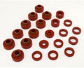 Body Mount Kit, Red, 22 Pieces, 1980-1986 CJ7 by Rugged Ridge