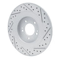R1 21-26 Hyundai Sonata Rear Left Drilled & Slotted Geoperformance Rotor