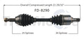 NEW CV AXLE