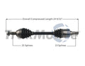 NEW CV AXLE