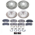 Power Stop 04-12 Mitsubishi Galant Front and Rear Semi-Coated Rotor Kit