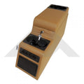 Locking Center Console 1987-1995 YJ Wrangler 4 Cup Holders A Cooler Insert and a Removable Storage Insert Black RT Off Road