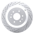 DFC 09-10 Kia Borrego Rear Left Drilled & Slotted Geoperformance Rotor