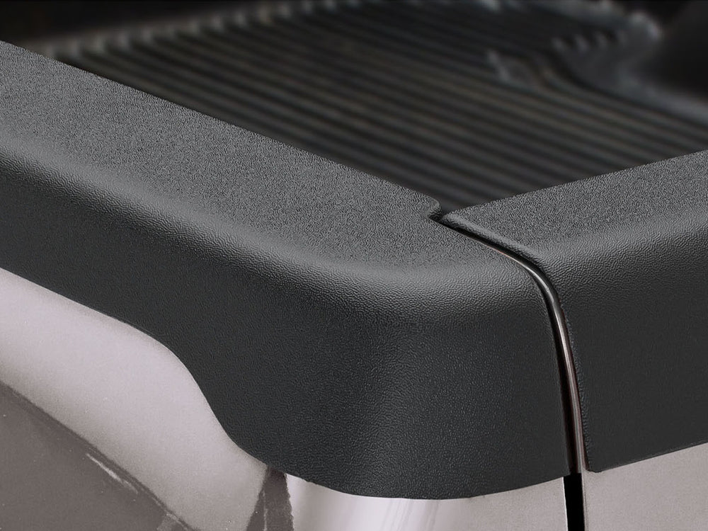 9906 SILVERADO 1500 (EX FLARESIDE) BED RAIL CAPS SMOOTHBACK BLACK