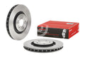 Brembo 2008 Mitsubishi Lancer/10-11 Lancer Front Premium UV Coated OE Equivalent Rotor