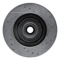 DFC 95-11 Ford Explorer Front Left Drilled & Slotted Silver Brake Rotor