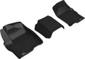 3D MAXpider 19-21 GMC Sierra Silverado Double/Crew Bench Seat Kagu 1st Row Floormats - Black