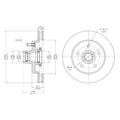 DFC 92-02 Chevrolet Express 1500 Front GeoSPEC Coated Rotor