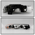 xTune Chevy Silverado 1500 99-02 OEM Style Headlights w/ Bumper Lights - Chrome HD-JH-CSIL99-OE-SET