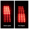 Xtune Chevy Silverado 1500/2500/3500 99-02 LED Tail Lights Red Smoke ALT-ON-CS99-LED-RS