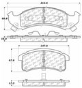 Stoptech ST TRUCK SUV BRAKE PADS Front Buick Cadillac Chevrolet Oldsmobile Pontiac 88 98 Aur