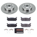 Power Stop 91-96 Ford Escort Rear Track Day SPEC Brake Kit
