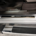 Putco 14-18 Chevy Silv LD - Double Cab w/ CHEVROLET Etching (8pcs) Black Platinum Door Sills
