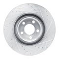 DFC 22-25 Ford Maverick Front Left Drilled & Slotted Silver Brake Rotor
