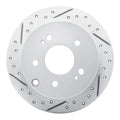DFC 04-12 Mitsubishi Galant Rear Left Drilled & Slotted Geoperformance Rotor