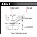 Hawk Performance auto part close-up