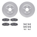 DFC 06-20 Pontiac Vibe Front Geospec Rotors with 5000 Advanced Brake Pads w/Hardware