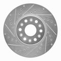 DFC 17-25 Buick Enclave Front Left Drilled & Slotted Silver Brake Rotor