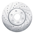 DFC 17-25 Buick Enclave Front Left Drilled & Slotted Silver Brake Rotor