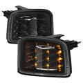 LED BUMPER LIGHT WITH CLEAR LENS AND MATTE BLACK HOUSING
