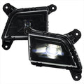 LED FOG LIGHTS WITH CHROME HOUSING AND SMOKED LENS WITH UNIVERSAL WIRING AND SWITCH