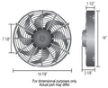 ~(5 lbs. 16X16X4)~ 14 in Dyno-Cool Curved Blade Electric Fan