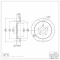 DFC 97-04 Ford F-150 4WD Rear GeoSPEC Coated Rotor