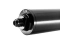 6 IN CYLINDRICAL INLINE RACE FUEL FILTER W/ 10 MICRON S.S. ELEMENT10 ANBLACK