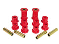 Prothane 74-77 Jeep Cherokee Front Spring & Shackle Bushings (w/ 1.25in OD Main Eye) - Red