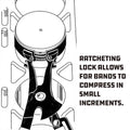 Powerbuilt air compressor detail
