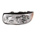 LH H/LMP ASSY COMP; W/MRKR LAMP; CUSTOM; W/SMOOTH HIGH BEAM SURFACE LESABRE 200505