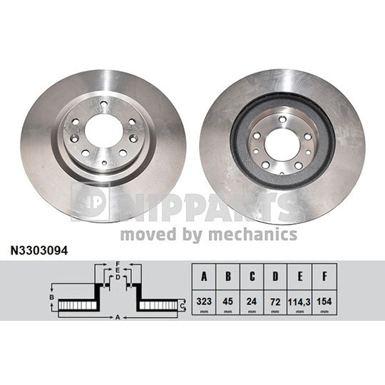 BRAKE DISC 8DD